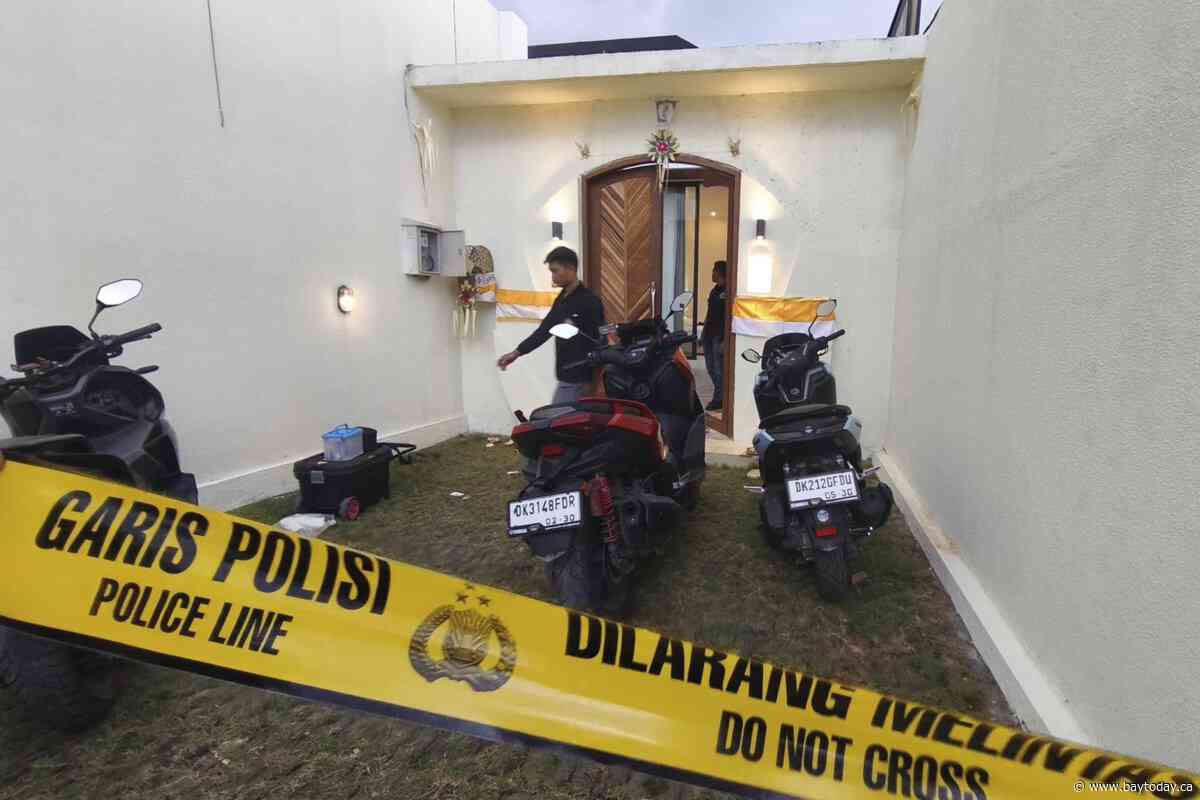 Australian man shot to death at a villa on the tourist island of Bali