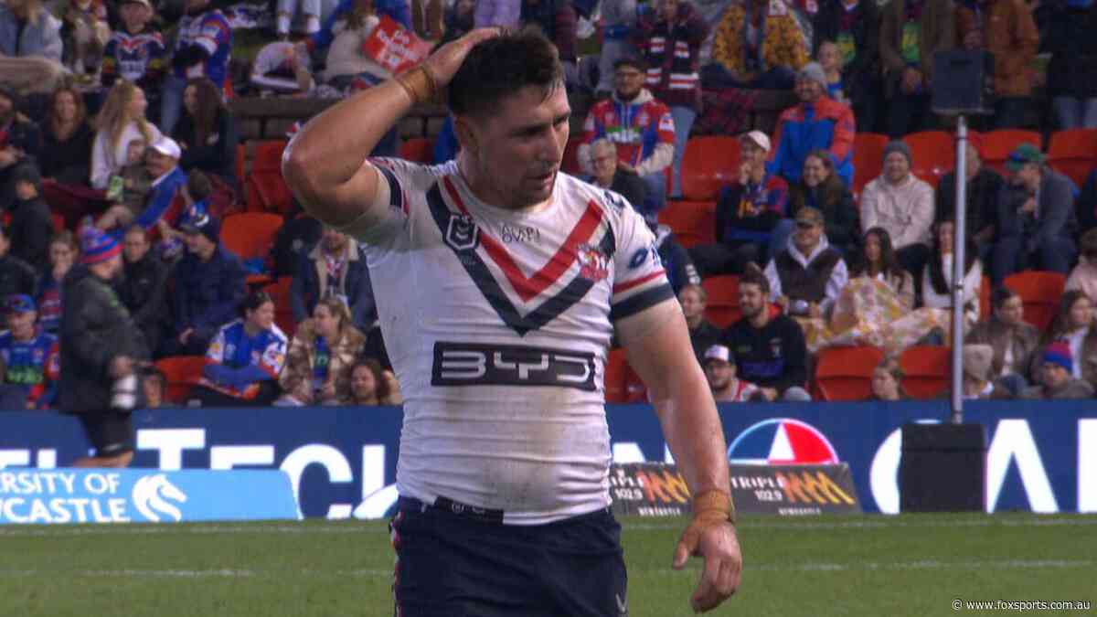 NRL LIVE: Grandstand finish as Roosters lead Knights late after Radley fails HIA