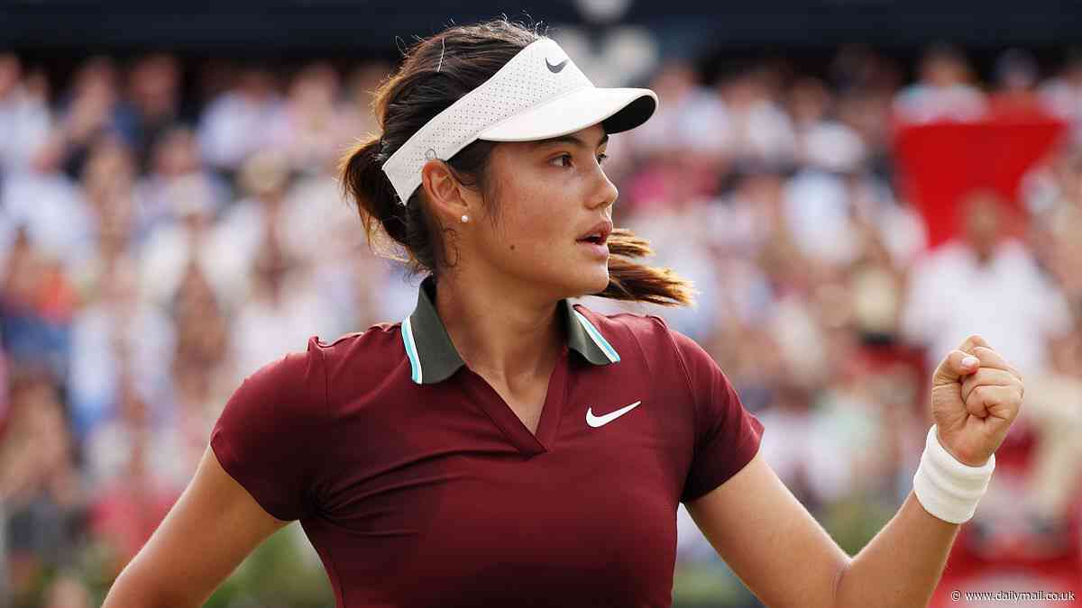 Emma Raducanu breaks little-known rule as she crashes out of Queen's - while her opponent draws BOOS from the crowd for her behaviour