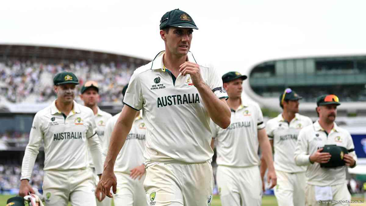 LIVE: Captain Cummins snares early scalp as Aussies hunt Test final miracle