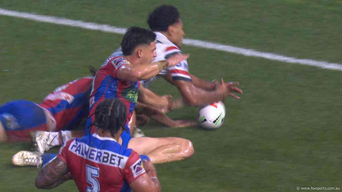 Roosters beat Knights late with controversial try after Radley fails another HIA