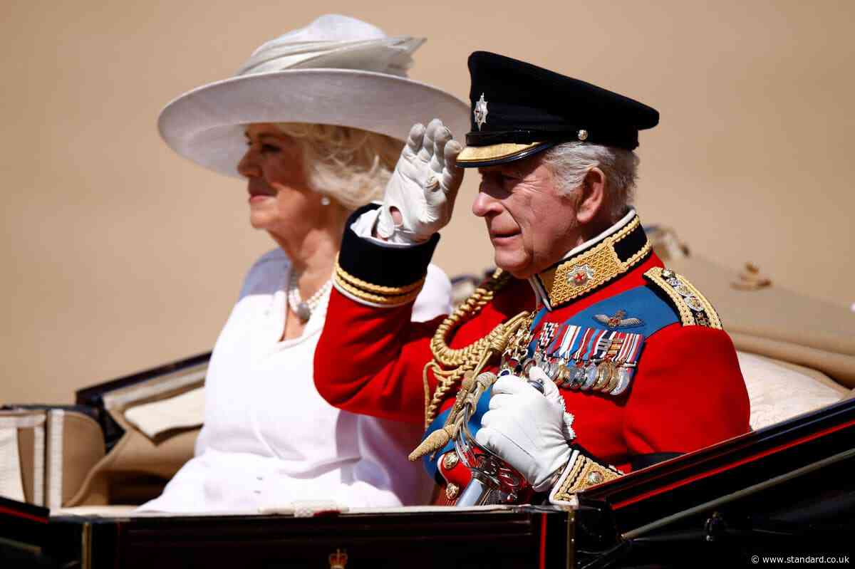 Trooping the Colour latest: King marks official birthday with military parade in central London