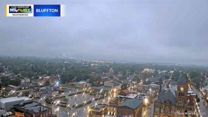 A wet start to Father's Day weekend