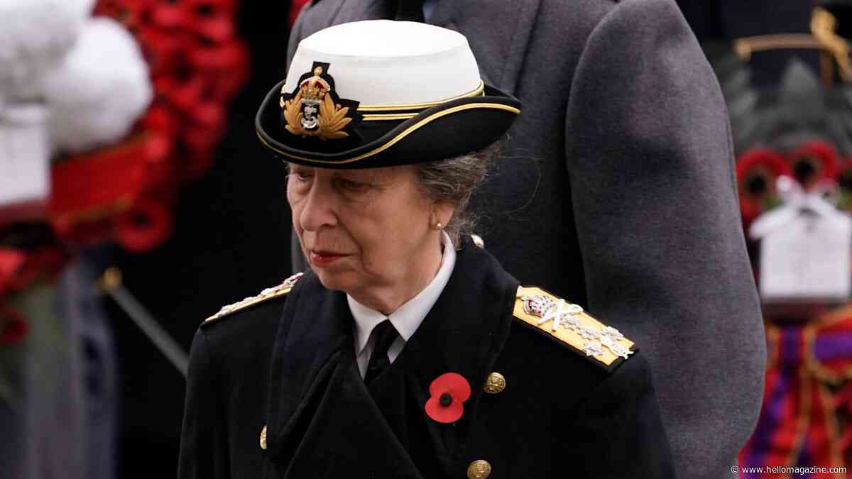Why Prince William and Princess Anne wore black armbands at Trooping
