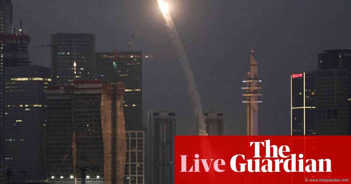 ‘Tehran will burn,’ Israel warns after missile strikes as Iran threatens UK, US and France regional bases – live