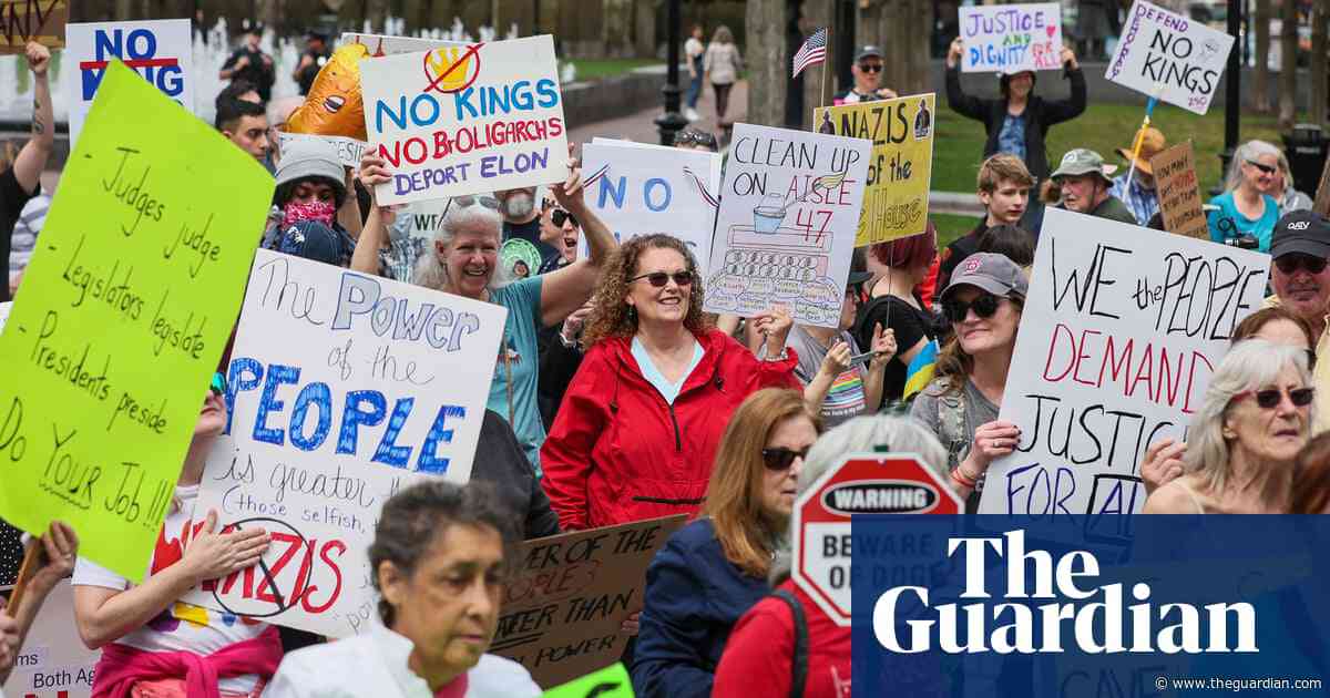 ‘No Kings’ protests across US loom over Trump’s military parade