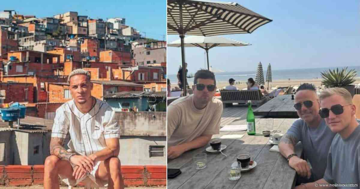 Van de Beek en Huntelaar drinken koffie aan het strand, Antony bezoekt São Paulo, Braziliaans onderonsje in LA