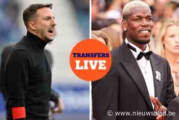 TRANSFERLIVE. Ex-hoofdcoach Danijel Milicevic verlaat AA Gent, Paul Pogba wil carrière nieuw leven inblazen in eigen land