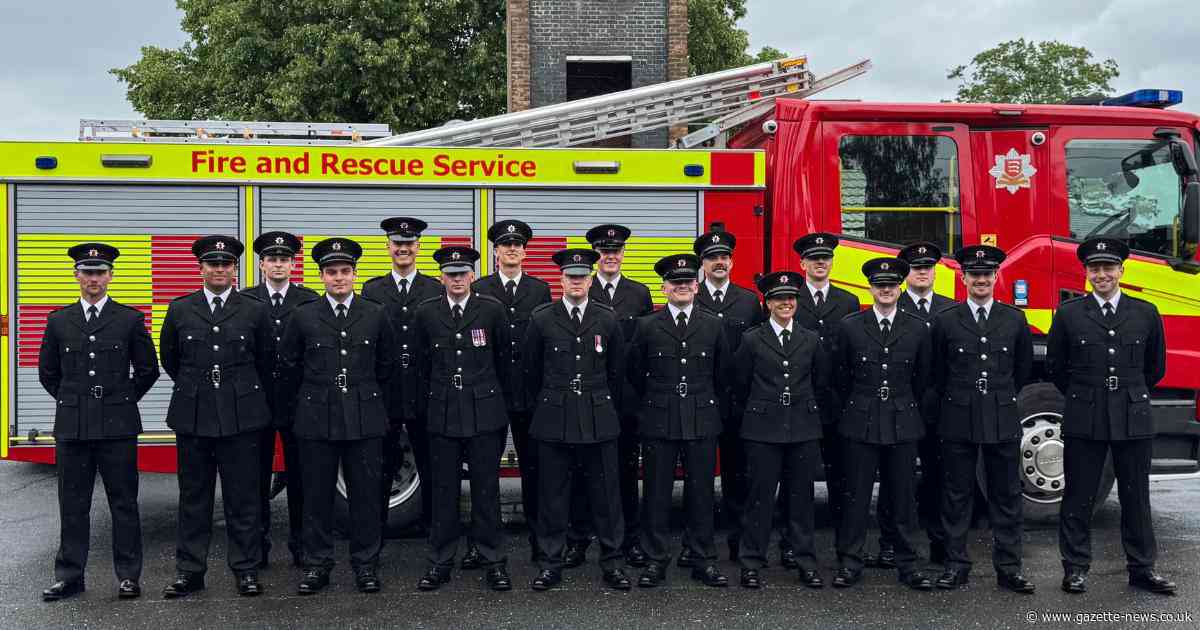 Essex County Fire and Rescue Service welcomes 17 new firefighters