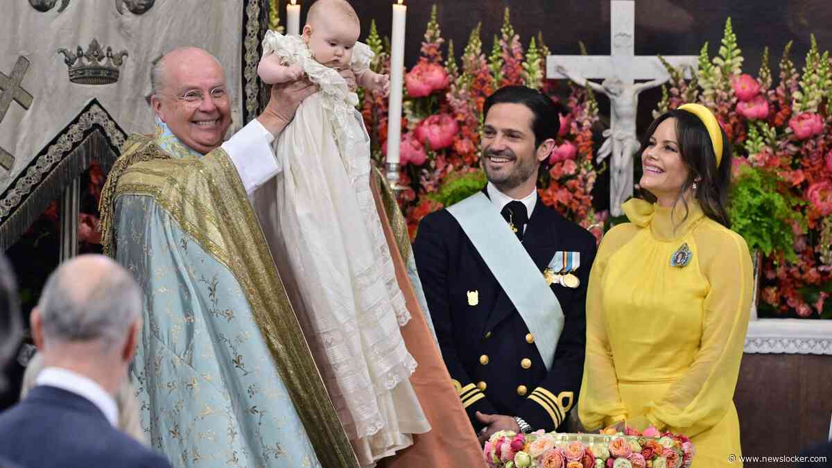 Zweedse prinses Ines gedoopt, hof geeft officiële beelden vrij