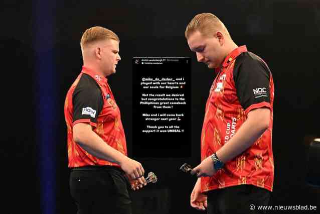 “Met hart en ziel gespeeld voor België”: Dimitri Van den Bergh en Mike De Decker reageren via sociale media na vroege exit op World Cup