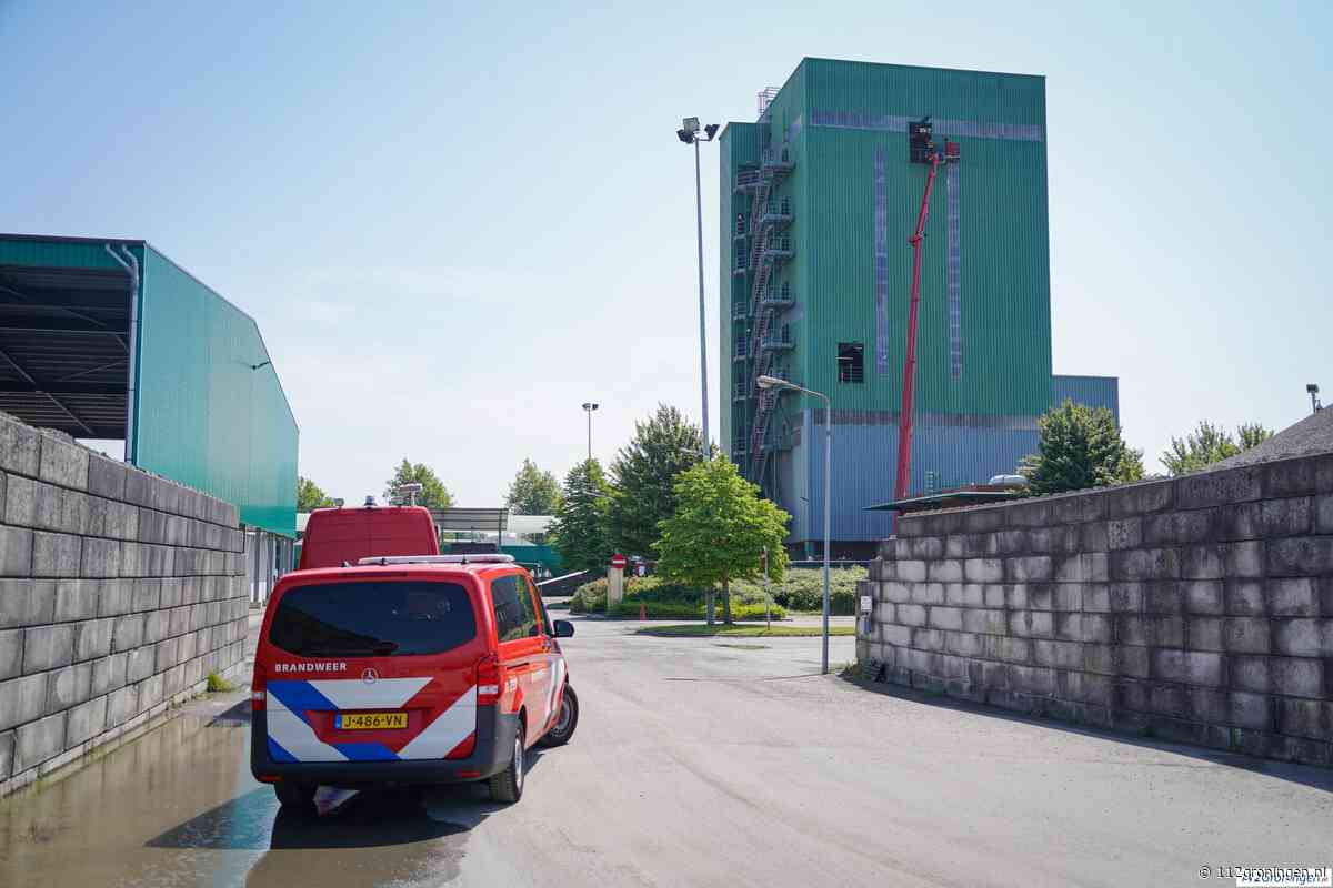 Brand bij asfaltproductie in Westerbroek
