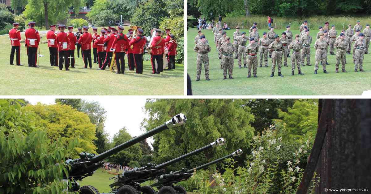 PICTURES: York stands to commemorate King's official birthday