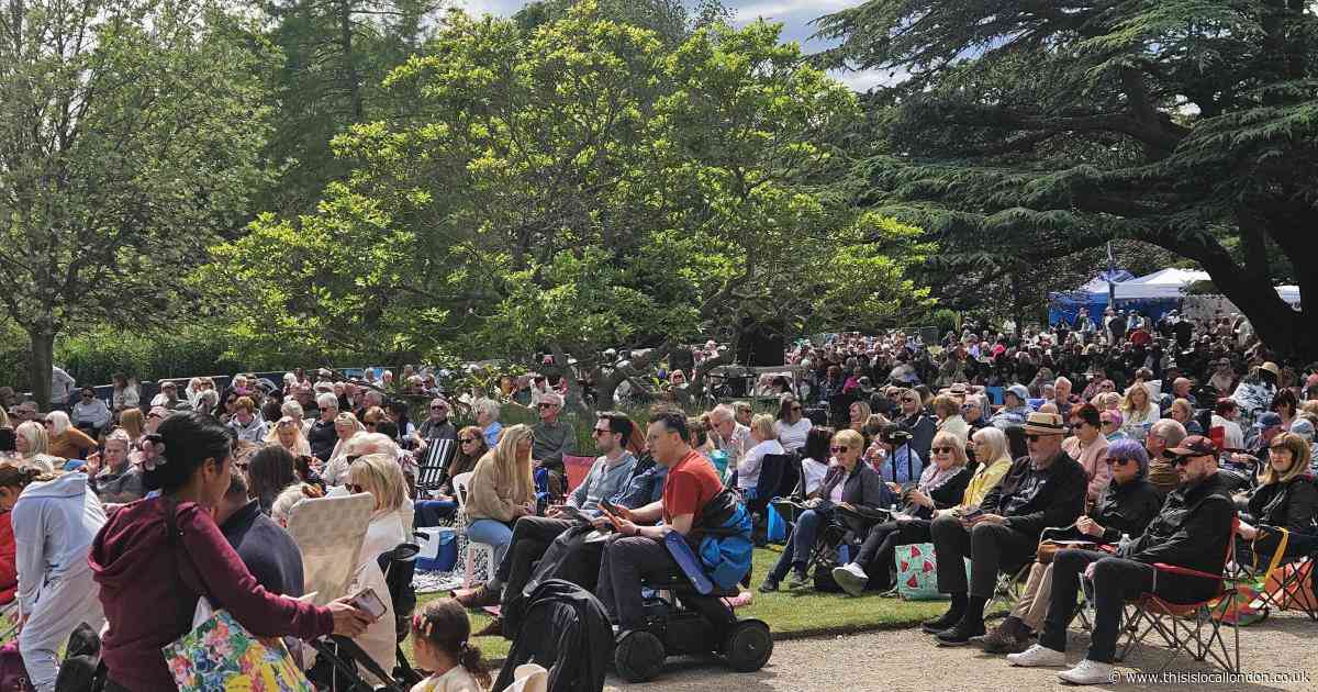The 'local favourite' outdoor concert which drew a 'huge' crowd
