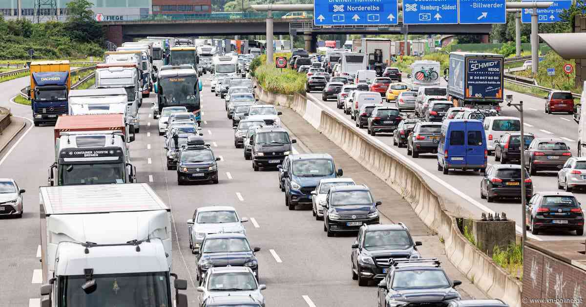 Elbtunnel und A1 dicht - Viel Verkehr in und um Hamburg