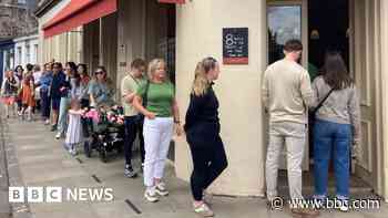 The bakery so busy it has had to hire a 'bouncer'