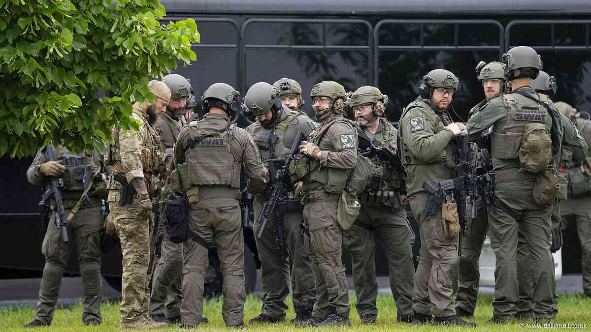 Frantic hunt for gunman after Democratic lawmakers shot at their homes in 'targeted attacks'
