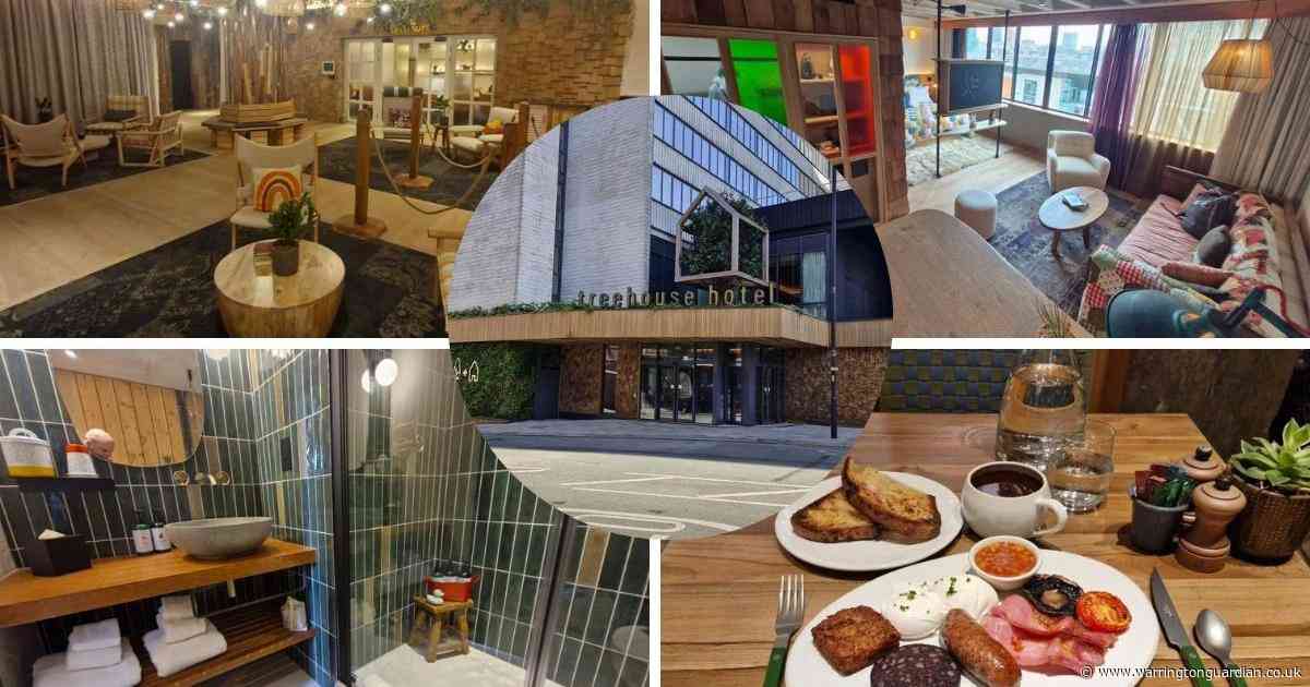 'I had a Tree-mendous time at £25 million Manchester city hotel'