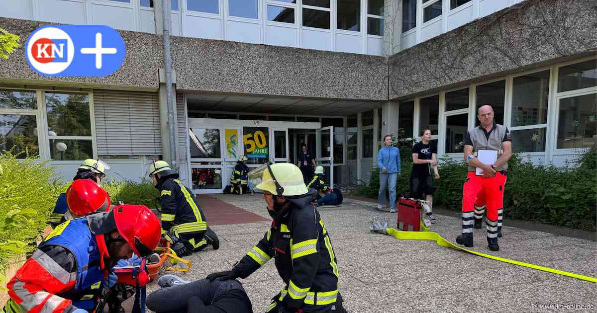 Großübung am Gymnasium Heikendorf: 250 Rettungskräfte trainieren Einsatz