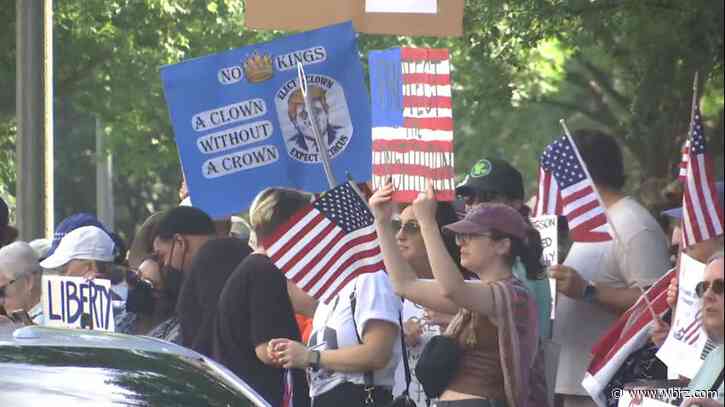 Baton Rouge protesters participate in nationwide 'No Kings' movement