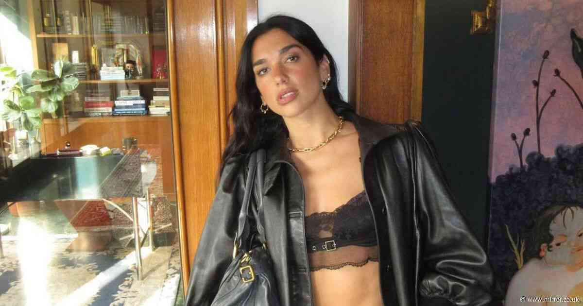 Dua Lipa was just spotted wearing this 'sexy' Boux Avenue bra and right now it's half-price