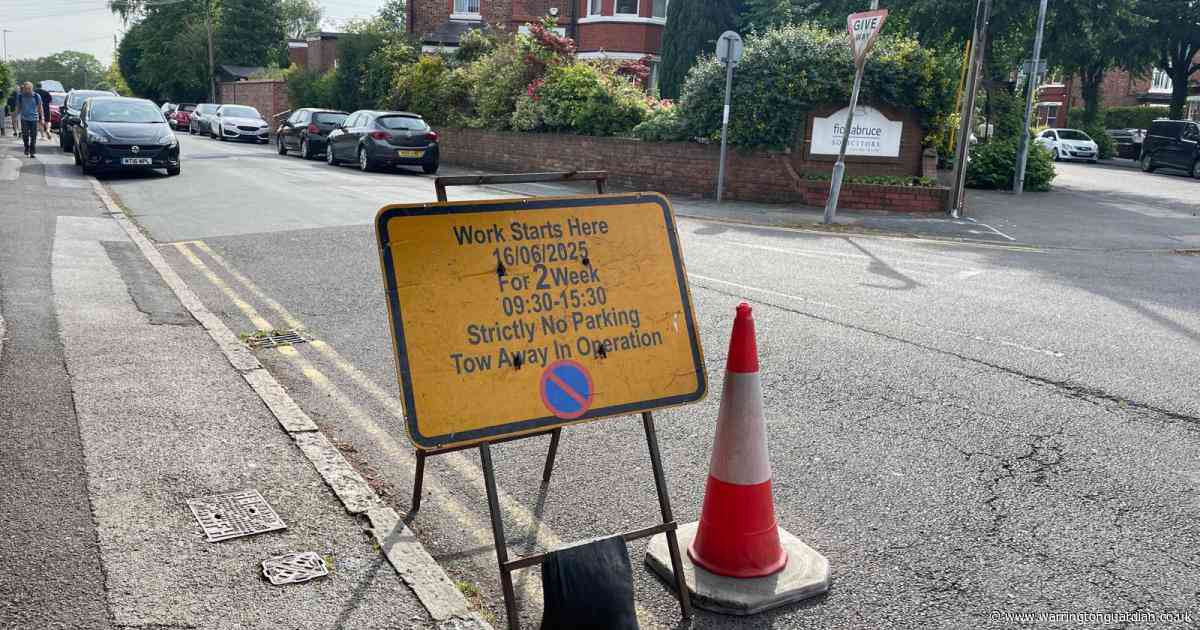 Work to start on road in Stockton Heath with no parking for two weeks