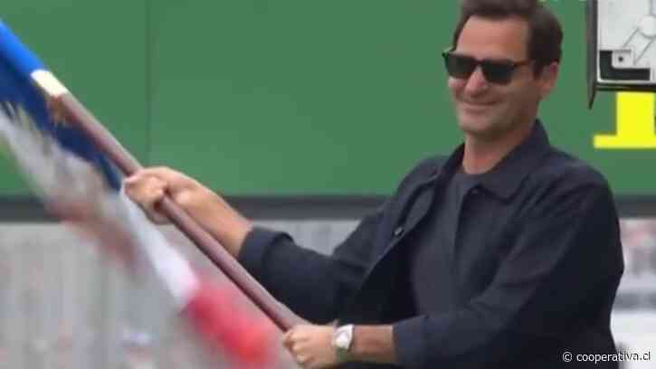 [VIDEOS] Roger Federer dio el banderazo de salida para el 24 horas de Le Mans