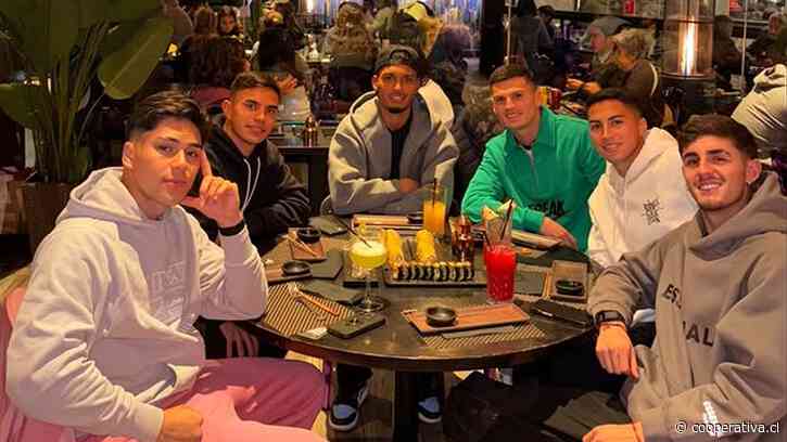 Damián Pizarro se reunió sus excompañeros de Colo Colo durante sus vacaciones en Chile
