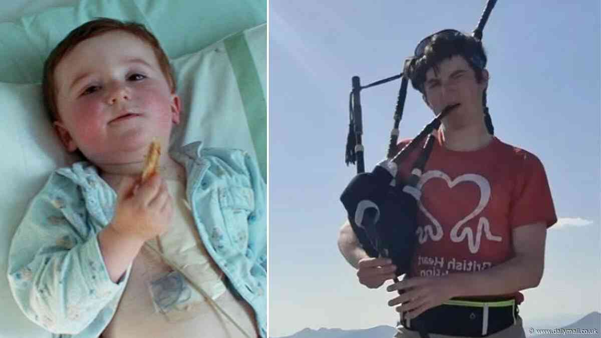 'The NHS saved me,' says teen who's played the bagpipes on 282 Munros