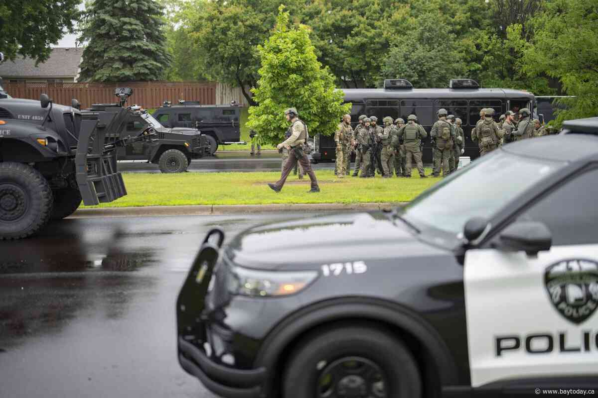 Officials tell the AP they are searching for a 57-year-old man in shooting 2 Minnesota lawmakers