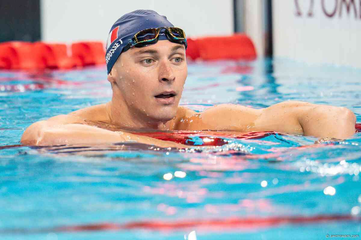Maxime Grousset Swims 22.70 50 Fly to Break Own French Record.
