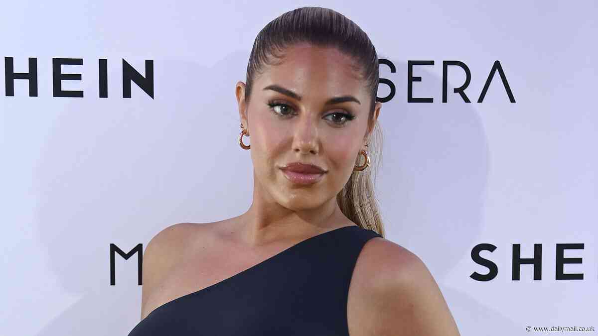 Love Island's Anna Vakili shows off her curves in a racy black cut-out dress as she joins stylish Matilda Draper and Demi Sims at SHEIN's VIP party during Parklife Festival