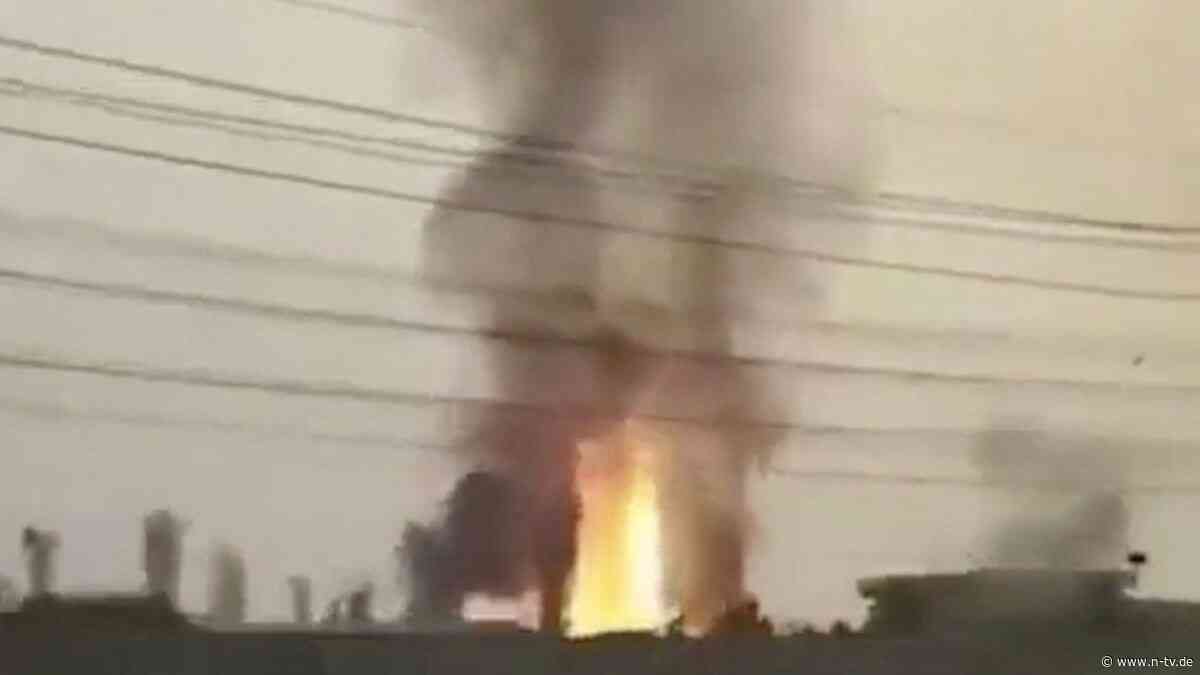 "Massive Explosionen": Iran meldet israelischen Angriff auf Gasfeld