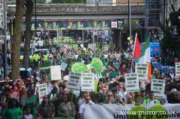 Silent march in shadow of Grenfell Tower for final anniversary before demolition