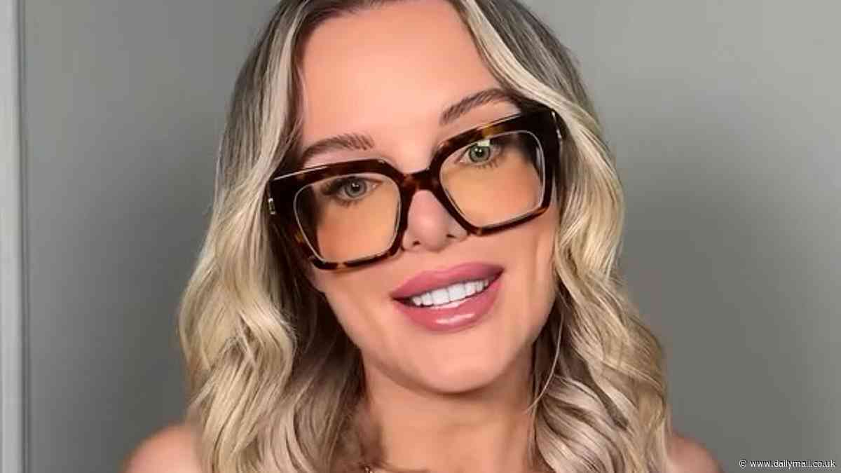 Helen Flanagan strips down to blue lingerie as she opens up about cellulite and losing confidence in her body