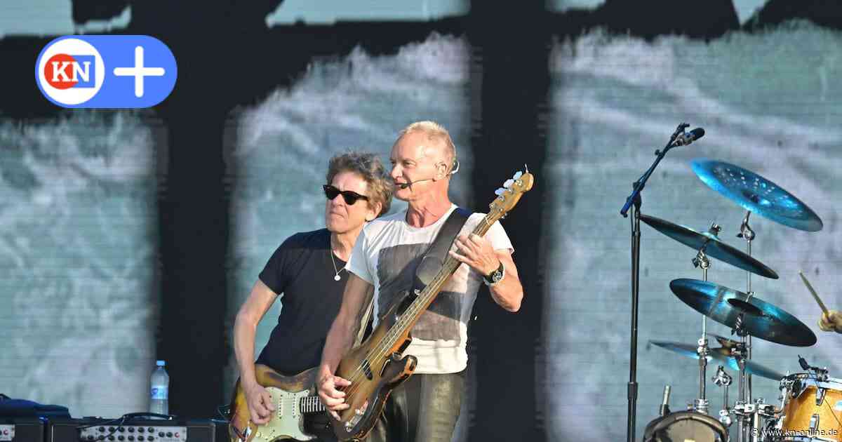 Liveblog zu Sting in Kiel: So lief das Konzert auf dem Nordmarksportfeld