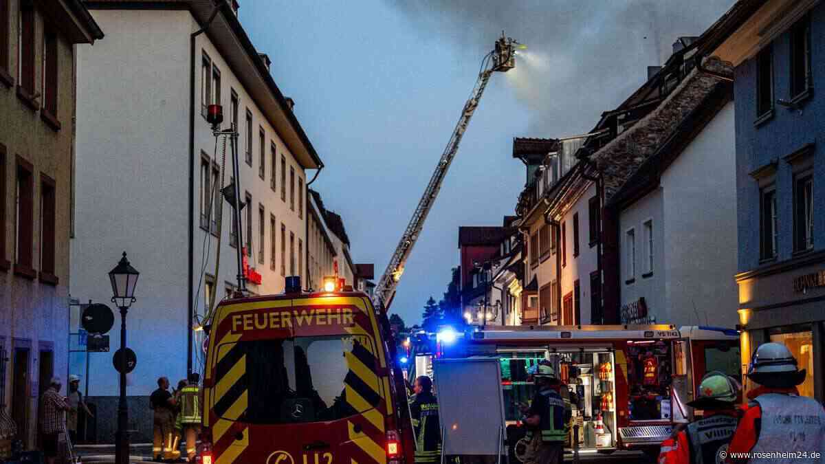 Großbrand in Villingen-Schwenningen unter Kontrolle