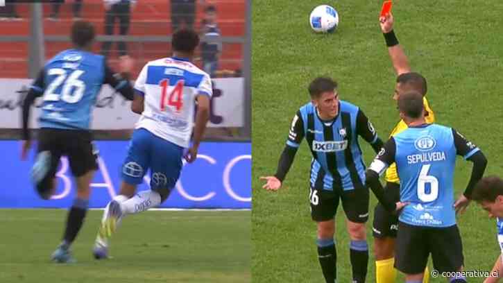[VIDEO] La polémica expulsión de Leandro Díaz en Huachipato ante la UC