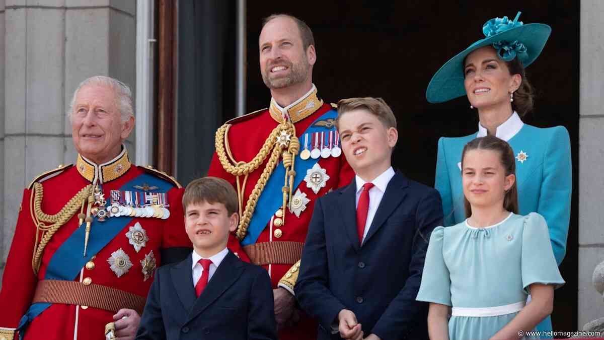 Prince William and Princess Kate's look of love at Trooping of the Colour 2025 captured