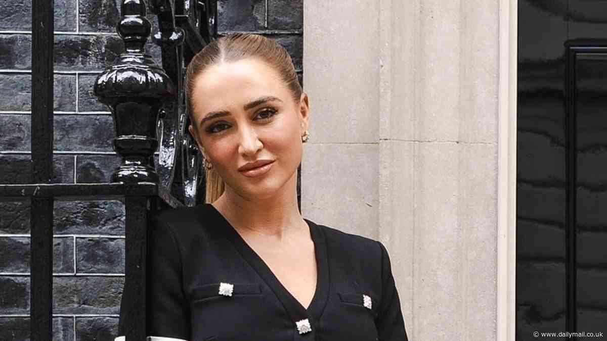 Georgia Harrison says she is 'beyond honoured and grateful' after being awarded MBE for campaigning on violence against women following ex Stephen Bear's imprisonment