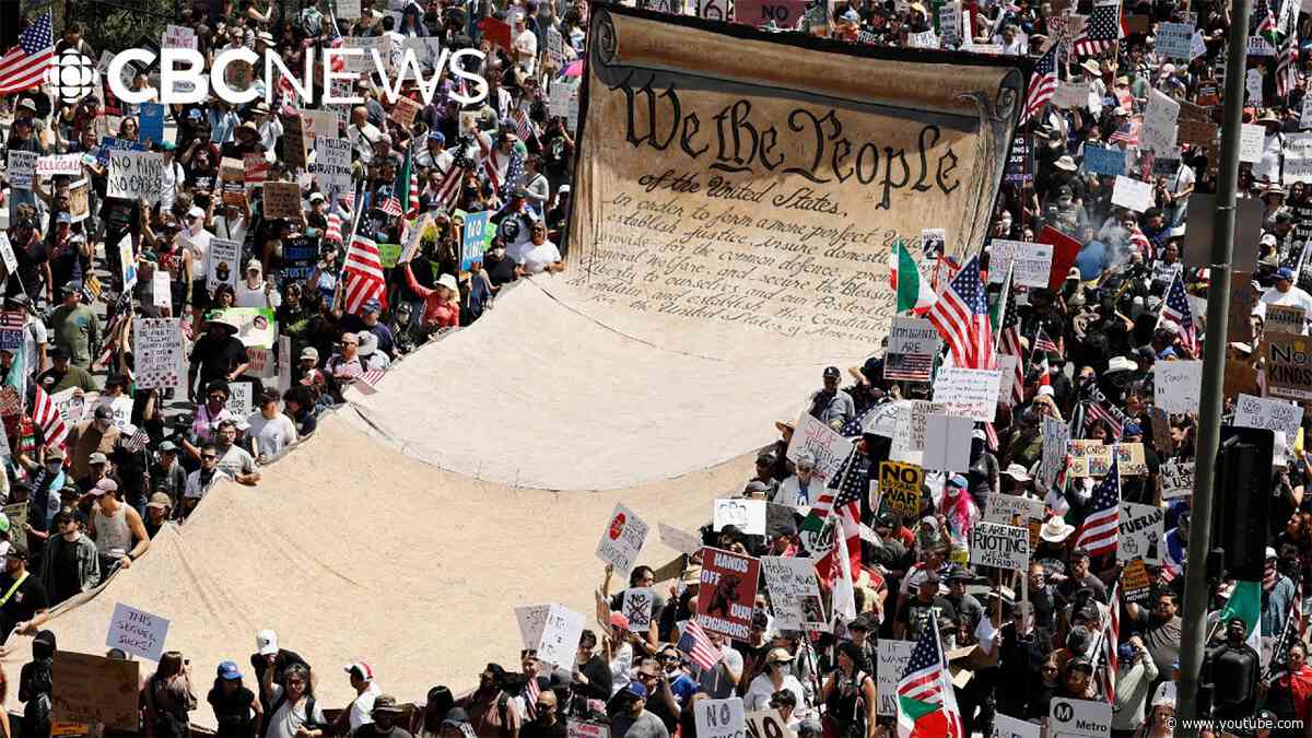 Anti-Trump ‘No Kings’ protests sweep the U.S. ahead of military parade