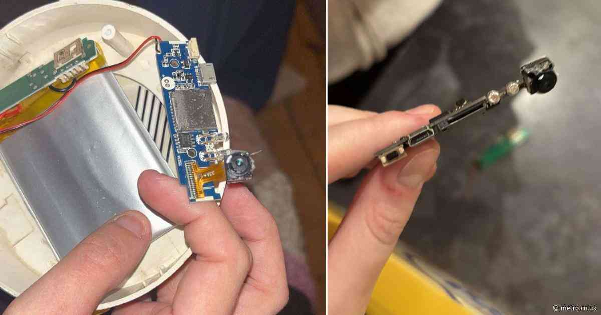 Woman finds ‘hidden camera’ inside rented home’s bathroom smoke alarm