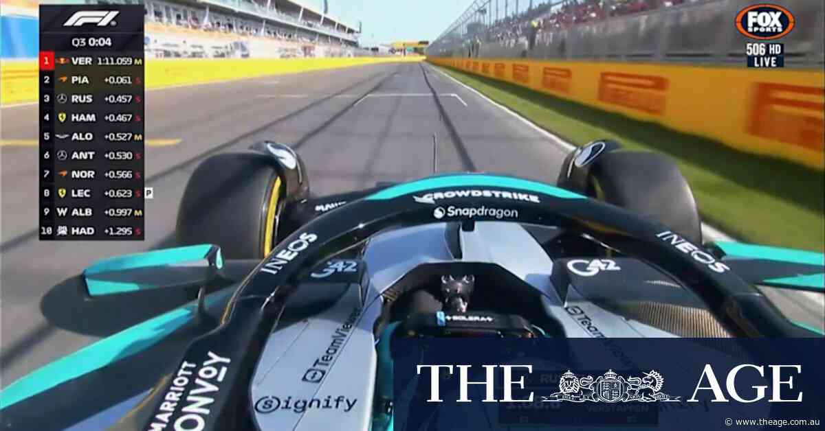 Russell snatches Canada pole