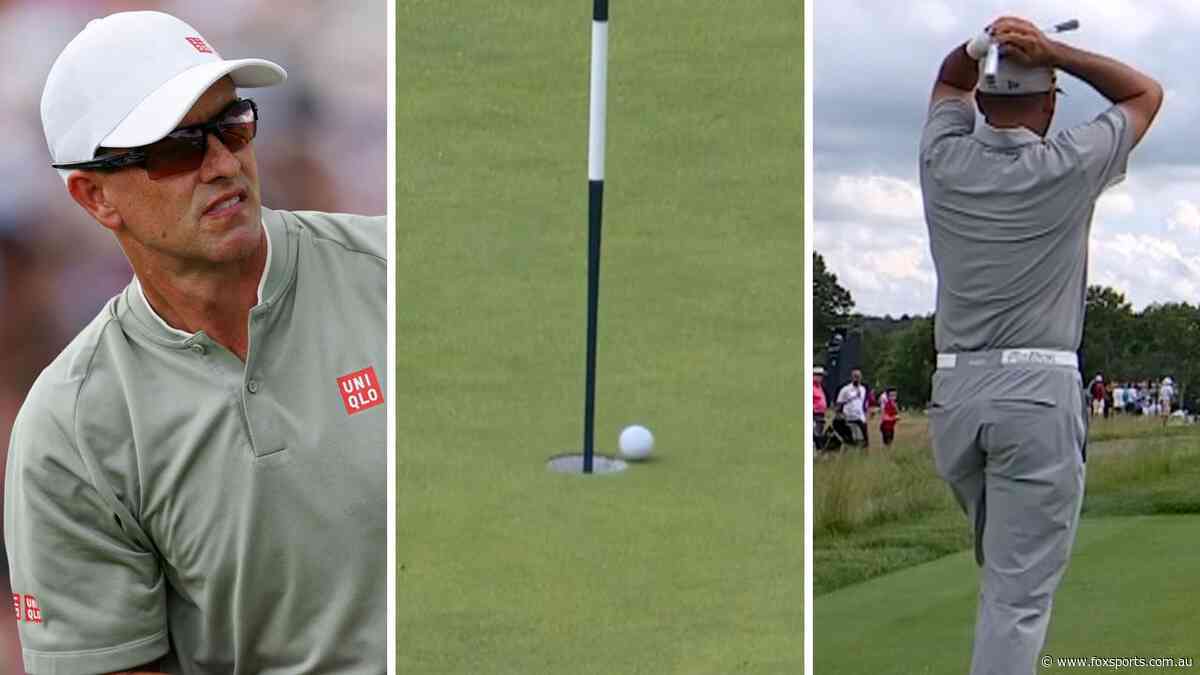 LIVE: US Open still wide open as Scott right in hunt; Day’s cruel moment after freak play