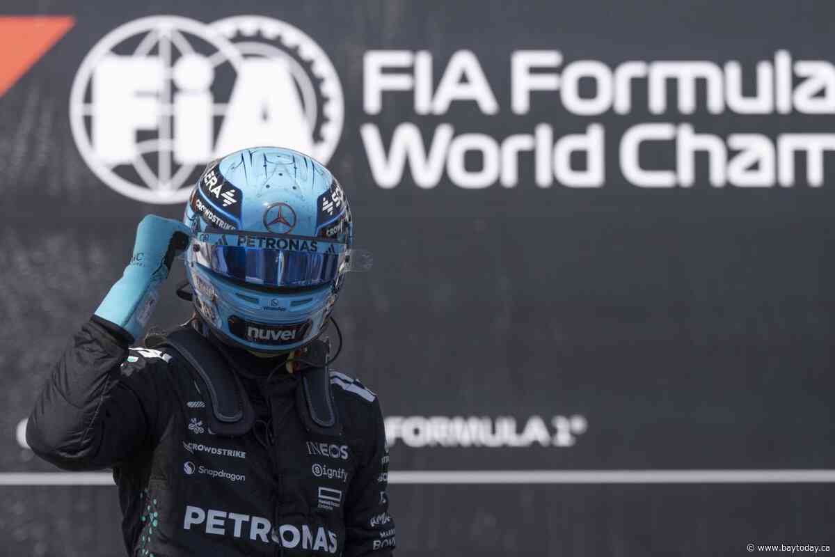 Mercedes' George Russell takes pole for second straight year at Canadian GP