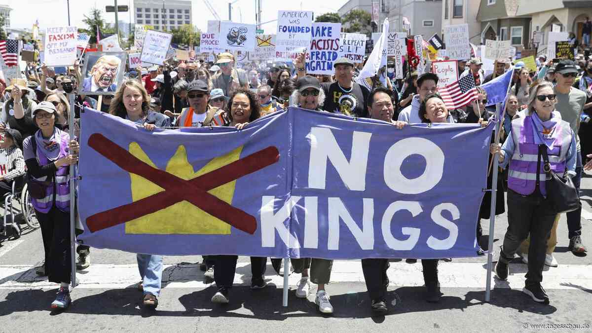 "No Kings"-Proteste in den USA gegen Präsident Trump