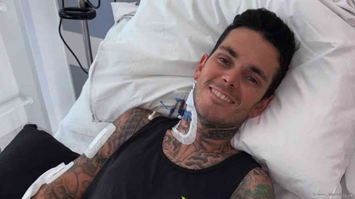 Speedway legend Tai Woffinden fights back tears as he admits he's 'lucky to be alive' following horror crash that left him in a coma