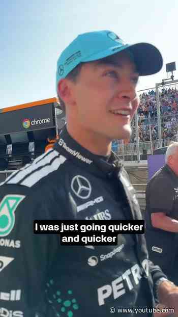 How would George describe pole in Canada? #f1 #formula1 #mercedesamgf1