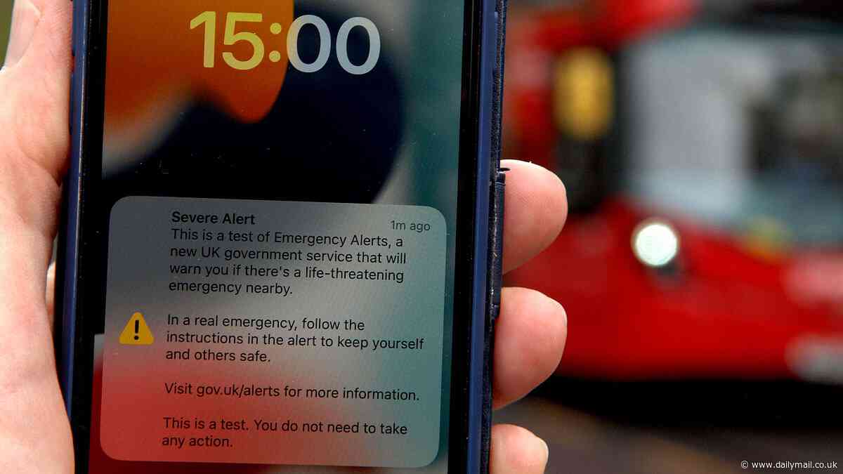 Exact date ALL phones will blast out 'emergency alarm' in system tests revealed