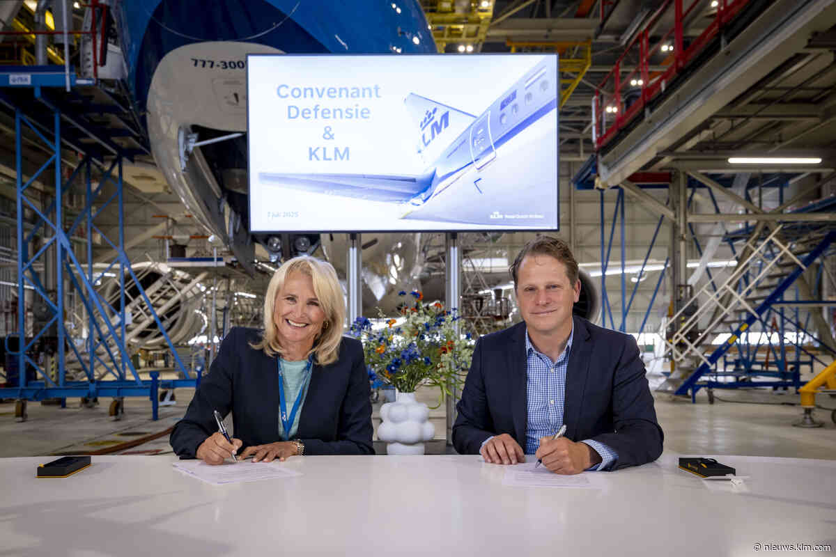 KLM en Defensie tekenen voor nauwere samenwerking in de lucht en op de grond